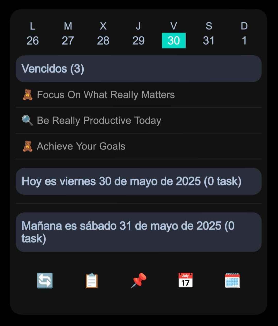 Phone showing NotiZen Widget on the home screen